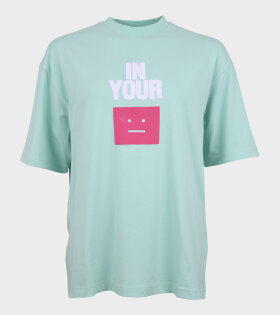Oversize In Your Face T-shirt Mint Green