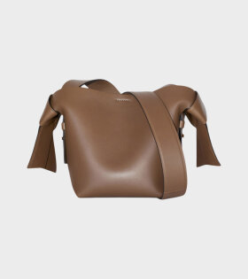 Musubi Mini Shoulder Bag Camel Brown