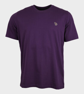 Zebra Logo T-shirt Dark Purple