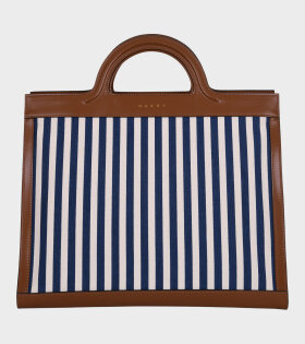 Summer Striped Bag Blue/White 