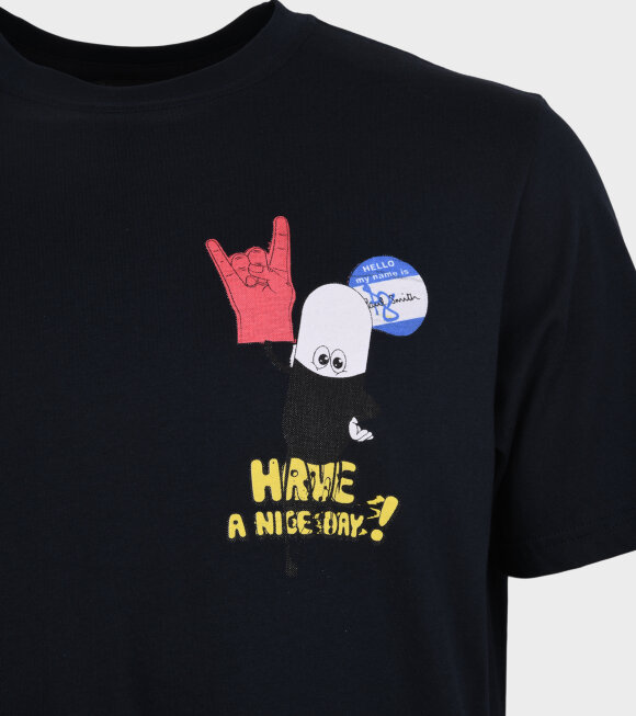 Paul Smith - Have A Nice Day T-shirt Dark Navy