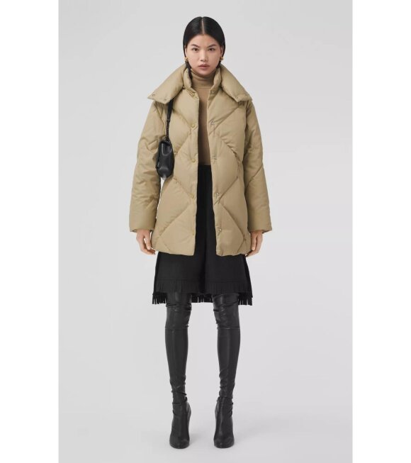 Burberry - Cawston Quilted Coat Honey 