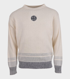 Compass Knit Off-White/Navy