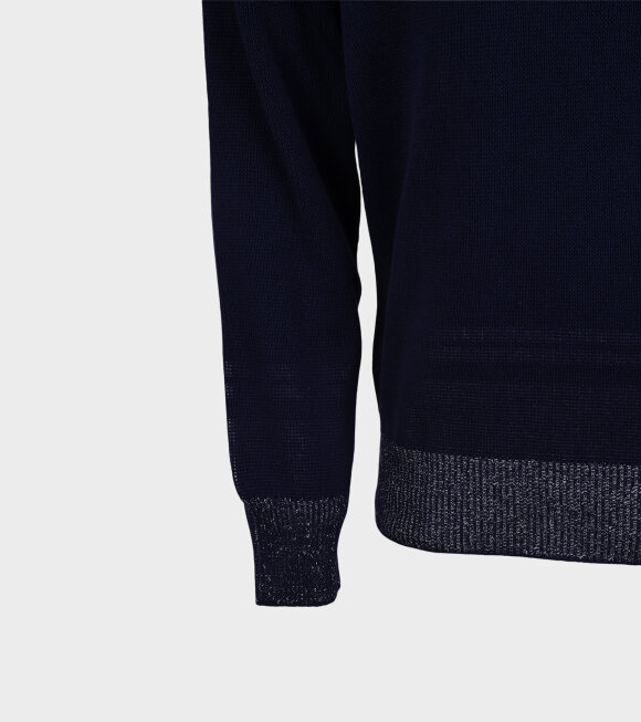 Stone Island - Compass Knit Navy/Off-White