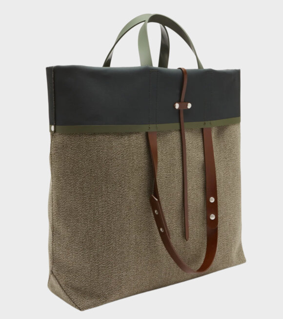 Maison Margiela - Shopping Canvas Bag Green/Grey