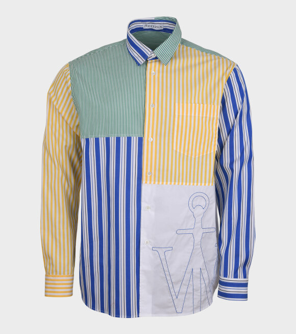 JW Anderson - Anchor Patchwork Classic Shirt Multicolor