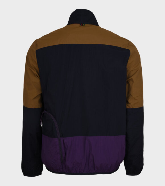 Paul Smith - Track Packaway Jacket Navy/Brown/Purple