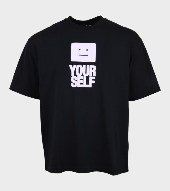 Acne Studios - Oversize Face Your Self T-shirt Black