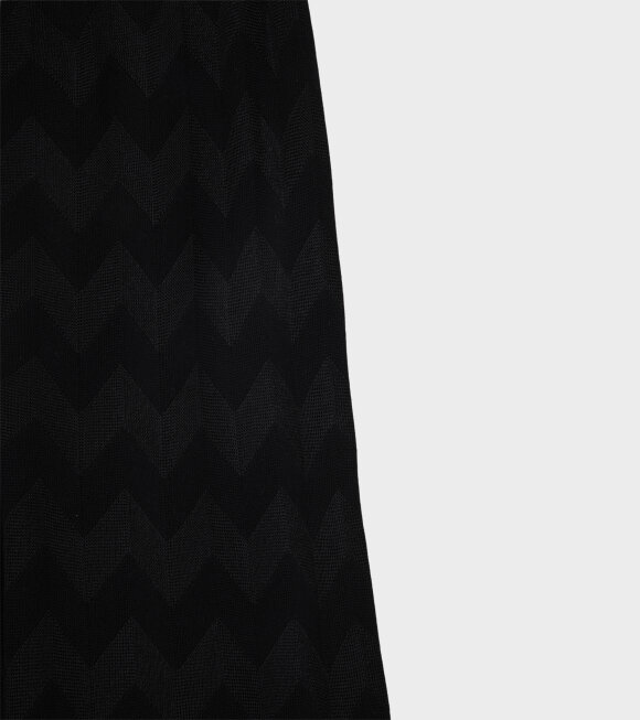 Missoni - Zig Zag Striped Relaxed Wool Trousers Black