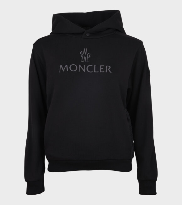 Moncler - Pocket Logo Hoodie Black 