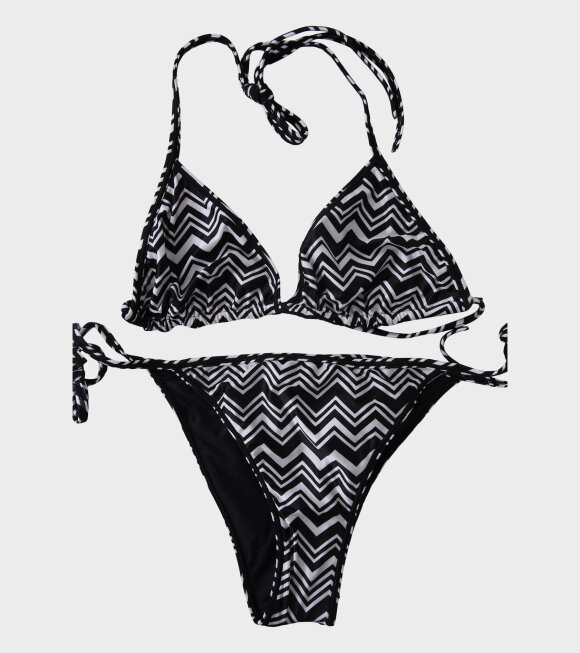 Missoni - Zig Zag Triangle Bikini Black/White