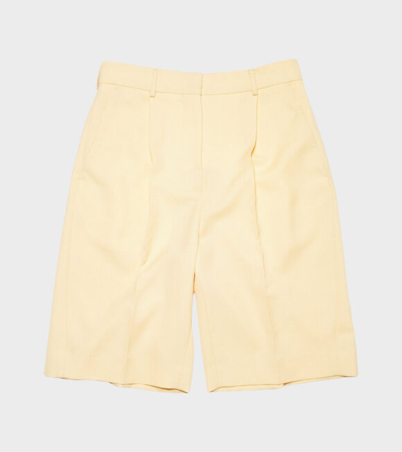 Acne Studios - Tailored Shorts Vanilla Yellow