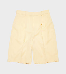 Tailored Shorts Vanilla Yellow