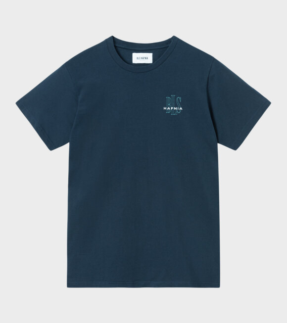 BLS - Mini Outline Logo T-Shirt Navy