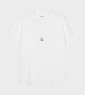 Snoopy Skateboard T-shirt White