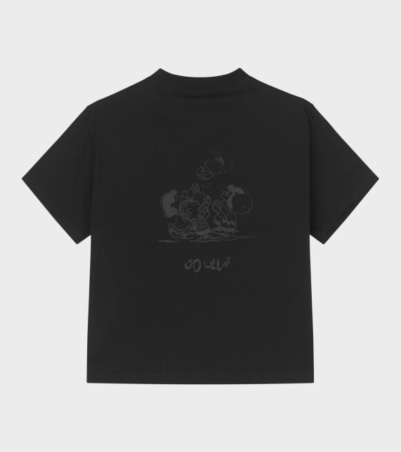 Soulland X Peanuts - Snoopy Sitting T-shirt Black