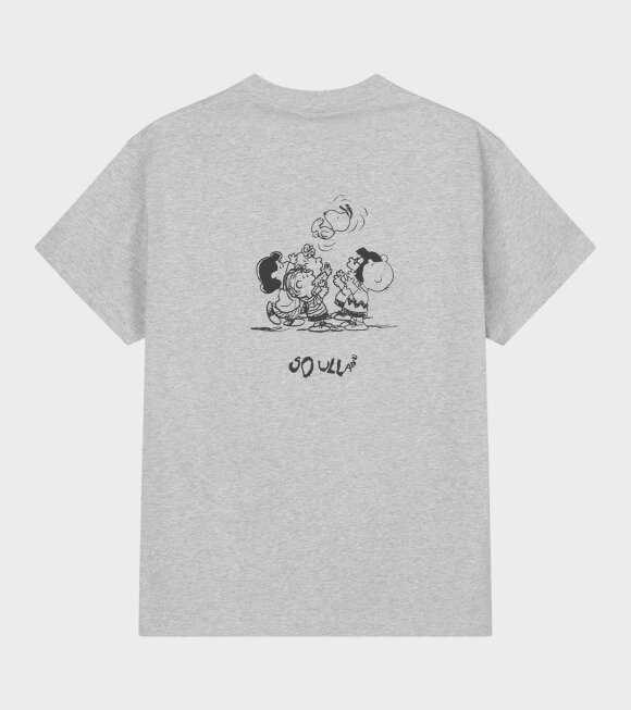 Soulland X Peanuts - Snoopy Dance T-shirt Grey