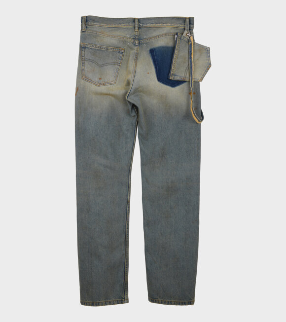 Maison Margiela - Four Stitchings Distressed Denim Jeans Washed Blue