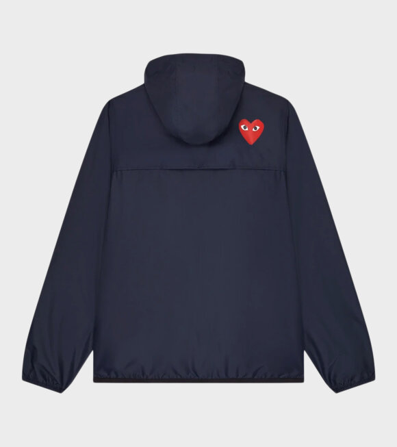 Comme des Garcons PLAY - K-WAY Packable Jacket Navy