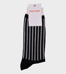 Playground Striped Socks Black/White