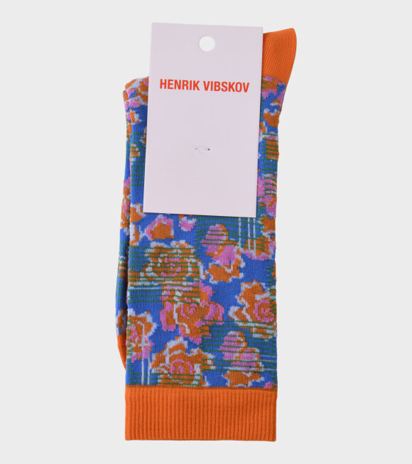 Henrik Vibskov - Flower Socks Red Flower Shower