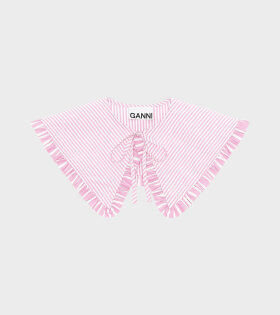 Frill Collar Pink/White