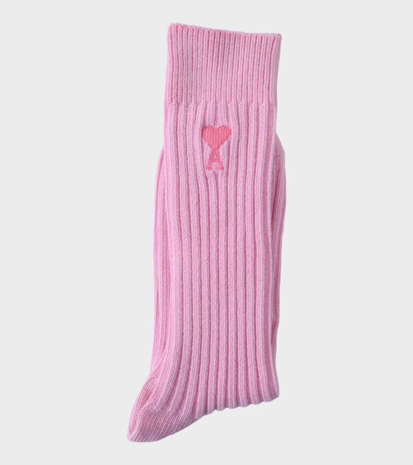AMI - Ami De Coeur Socks Pale Pink