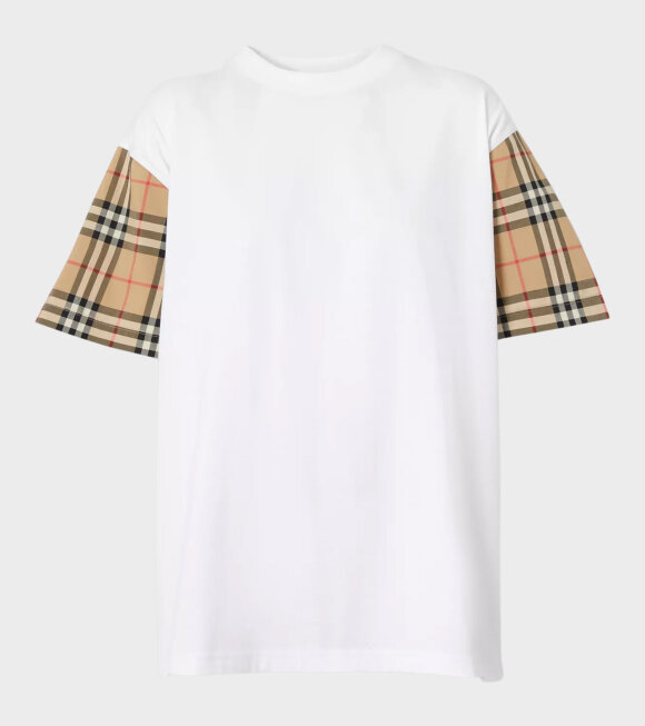 Burberry - Carrick Oversize T-shirt White/Archive Beige