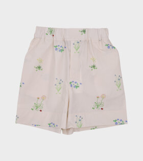 Floral Poplin Shorts Off-white/Multicolor