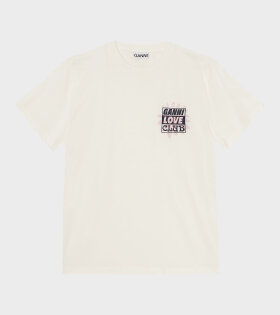 Love Club T-shirt Egret White