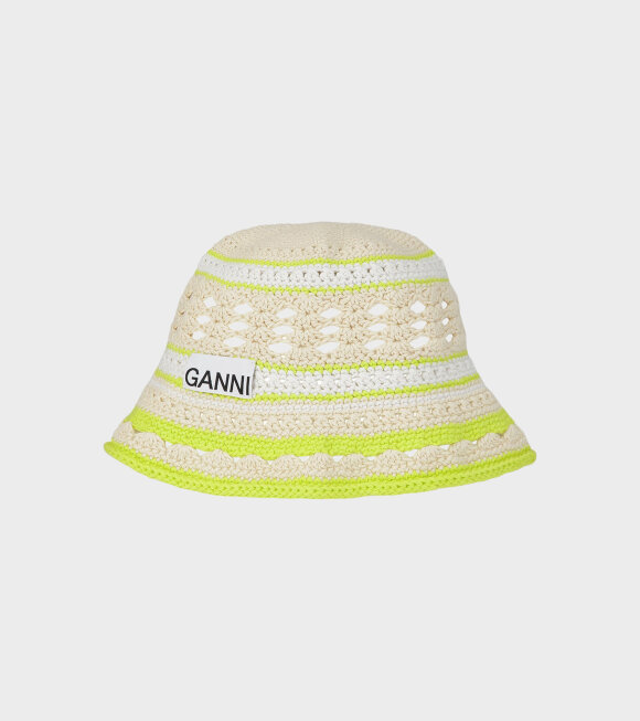 Ganni - Crochet Bucket Hat Rutabaga/Multicolor