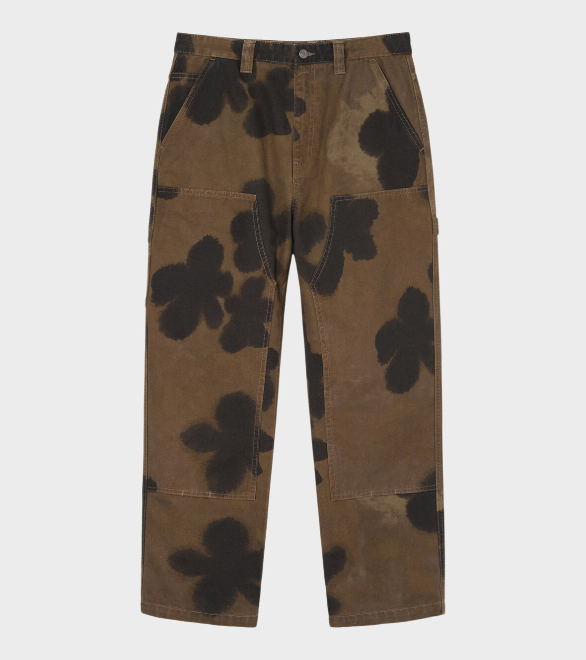 dr. Adams - Stüssy Floral Dye Work Pant Brown