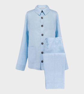 Linen Pyjamas Light Blue
