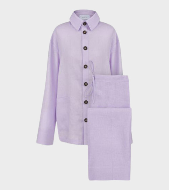 Sleeper - Linen Pyjamas Lavender