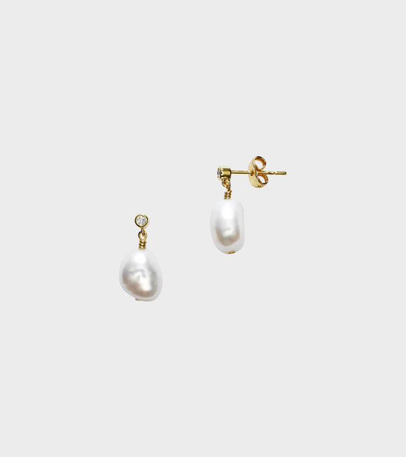 Anni Lu - Pearly Earrings Gold