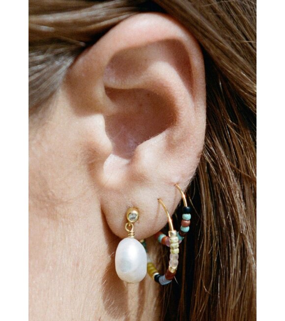 Anni Lu - Pearly Earrings Gold