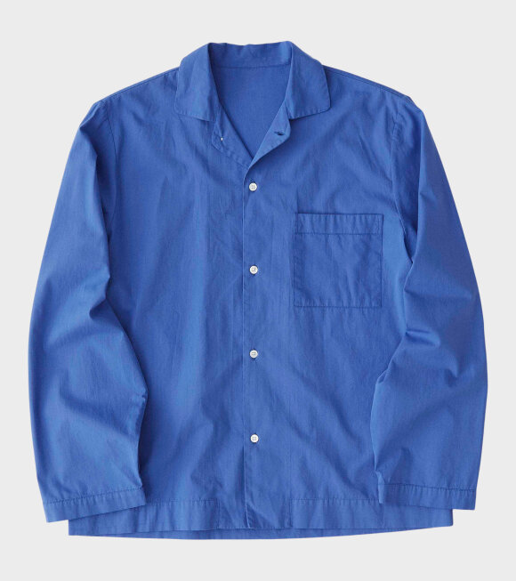 Tekla - Pyjamas Shirt Royal Blue 