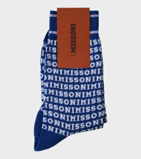 Logo Socks Blue