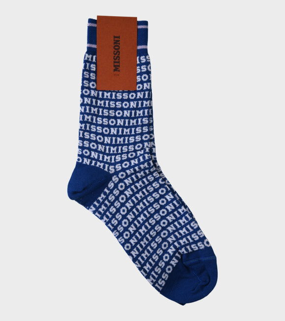 Missoni - Logo Socks Blue