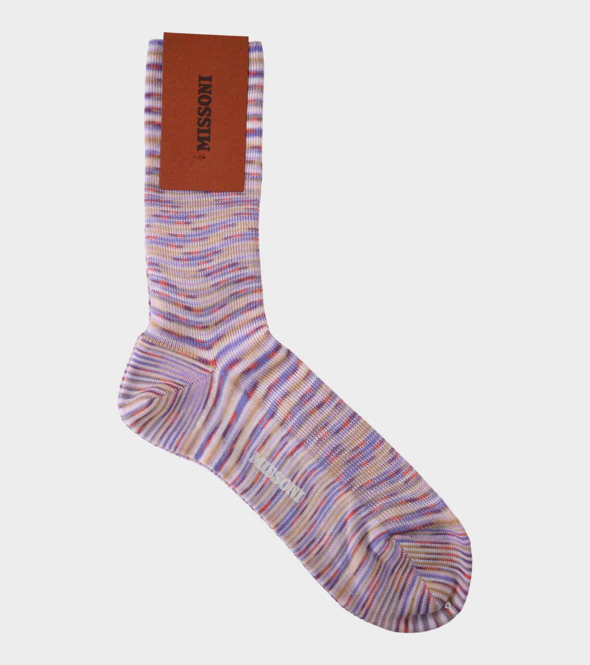 dr. Adams Missoni Striped Socks Purple
