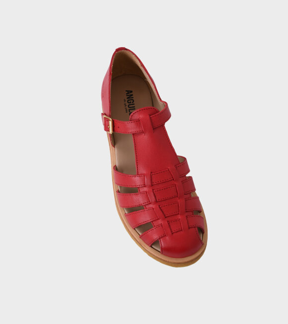 Angulus - Closed Toe Sandals Raspberry Red