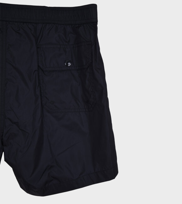 Moncler - Boxer Mare Striped Shorts Dark Navy