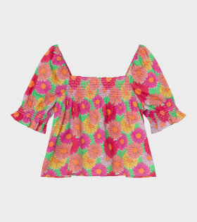 EttieRS Blouse Poison Green/Pink