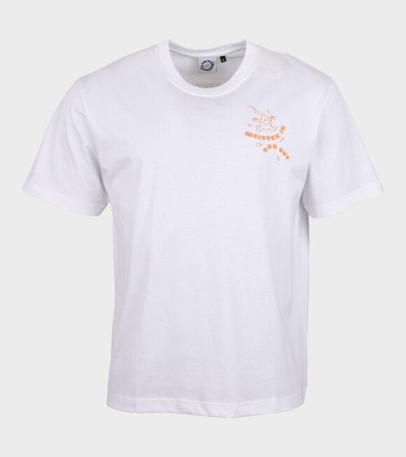 Carne Bollente - Moister In Sun Out T-shirt White