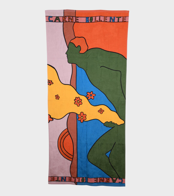Carne Bollente - Only Love Towel Multicolor
