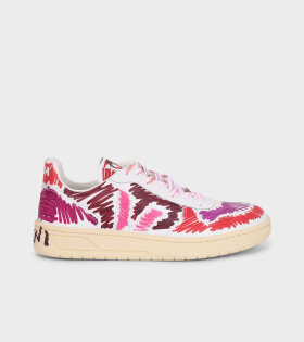 V-10 Sneakers White/Ruby/Pink