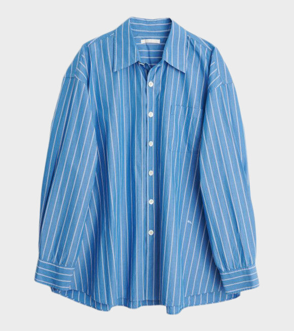 Our Legacy - Borrowed Shirt Blue/White Classic Stripe