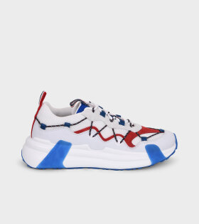 Compassor Sneakers White/Red/Blue