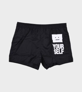 Face Your Self Swim Shorts Black