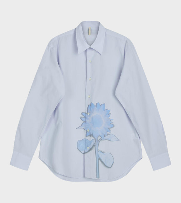 Sunflower - Adrian Flower Shirt Light Blue